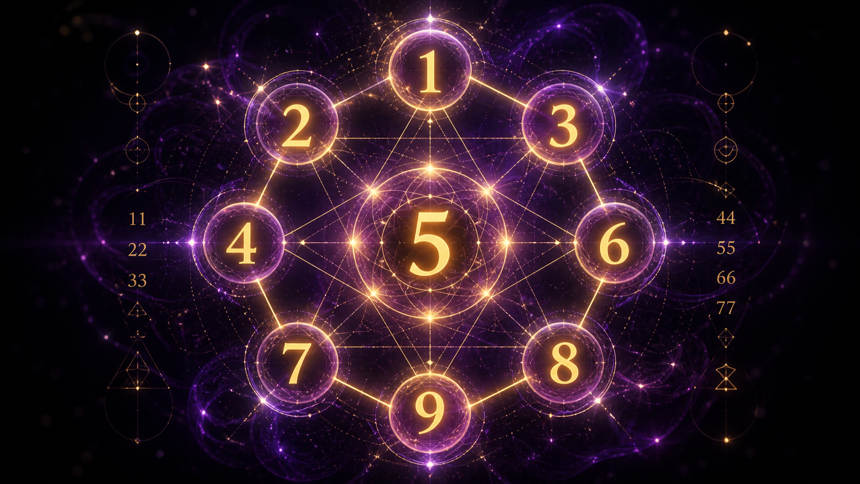 Numerology Numbers 1-9 Crystals Zodiac Mystical